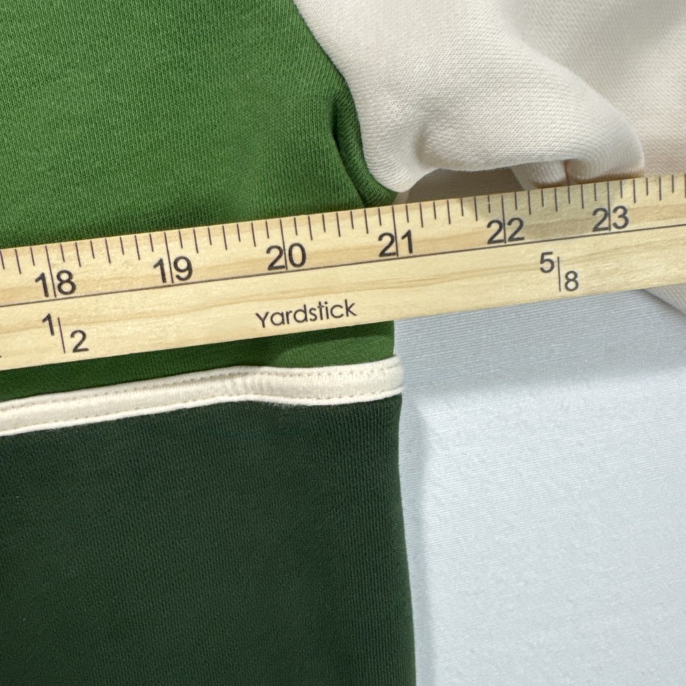 Vintage Kickers Embroidered Spellout Sweater unisex sz XS TAN GREEN - Picture 7 of 10